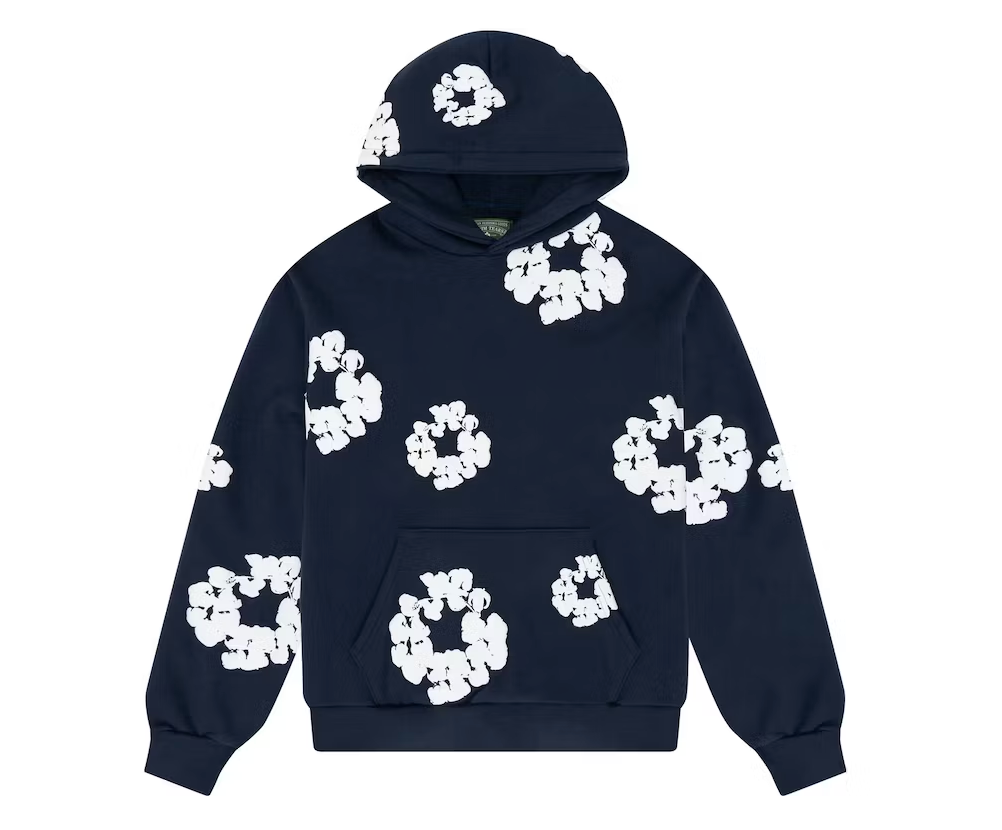 Denim Tears The Cotton Wreath Sweatshirt Navy