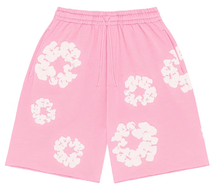 Denim Tears The Cotton Wreath Shorts Pink