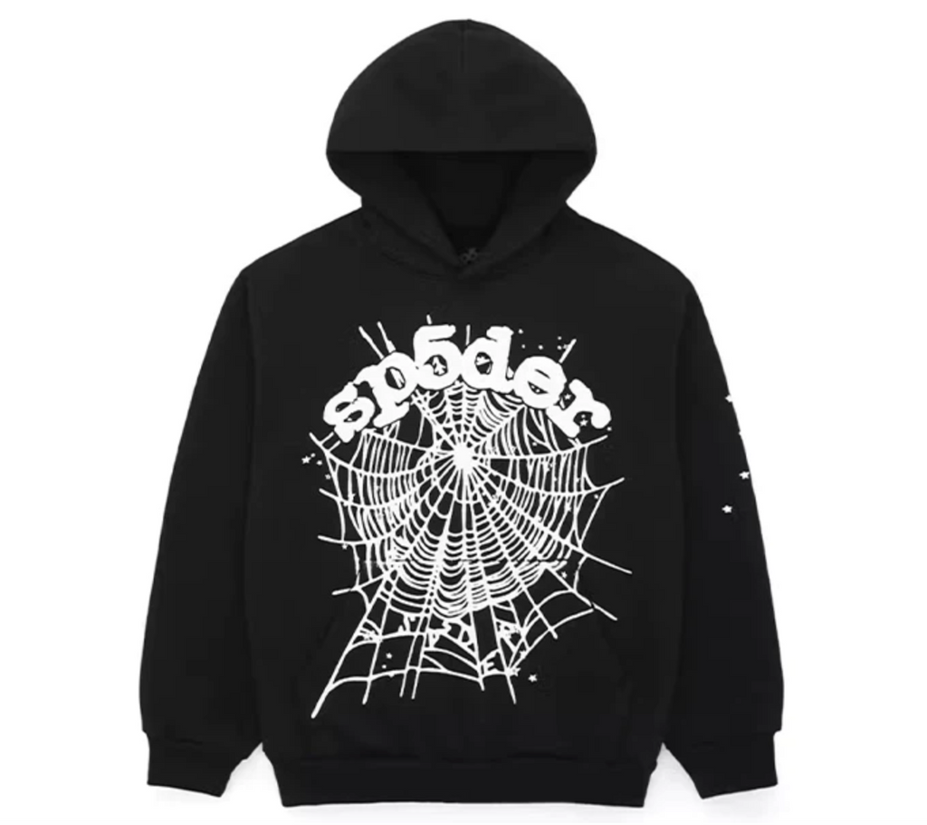 Sp5der OG Web Hoodie Black