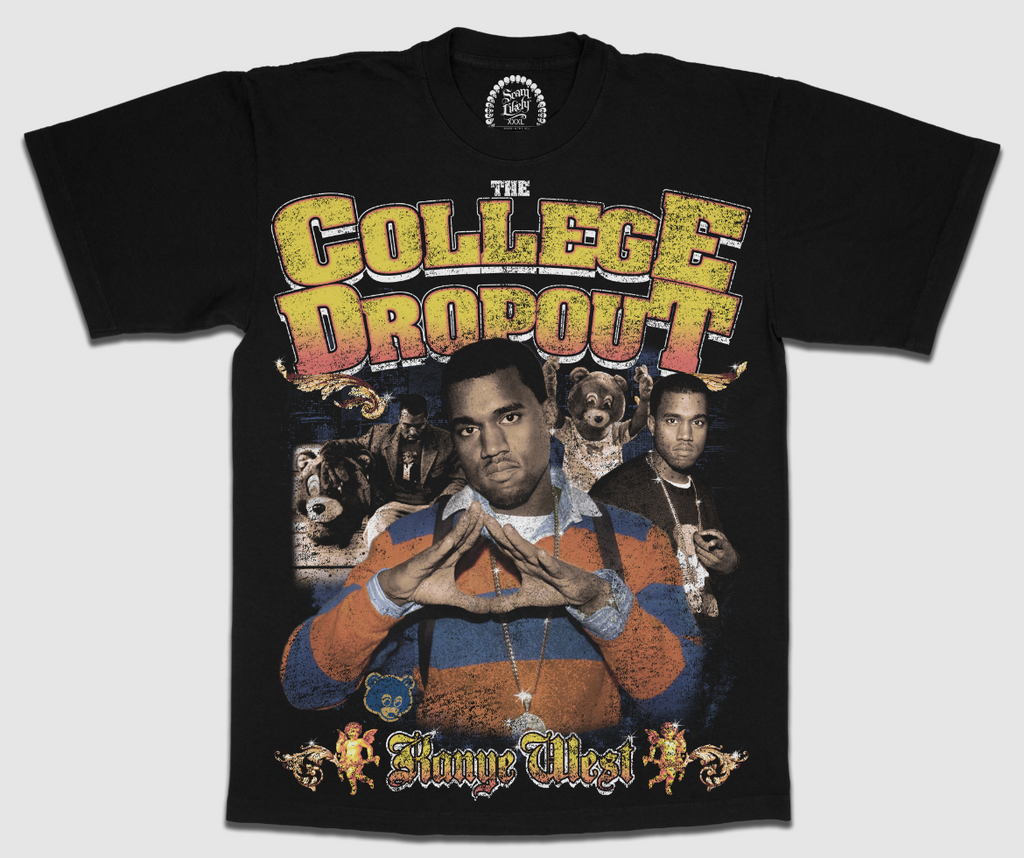 Scam Likely Kanye College Dropout Tee Black