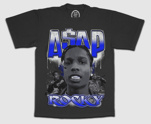 Scam Likely Asap Rocky Tee Vintage Black