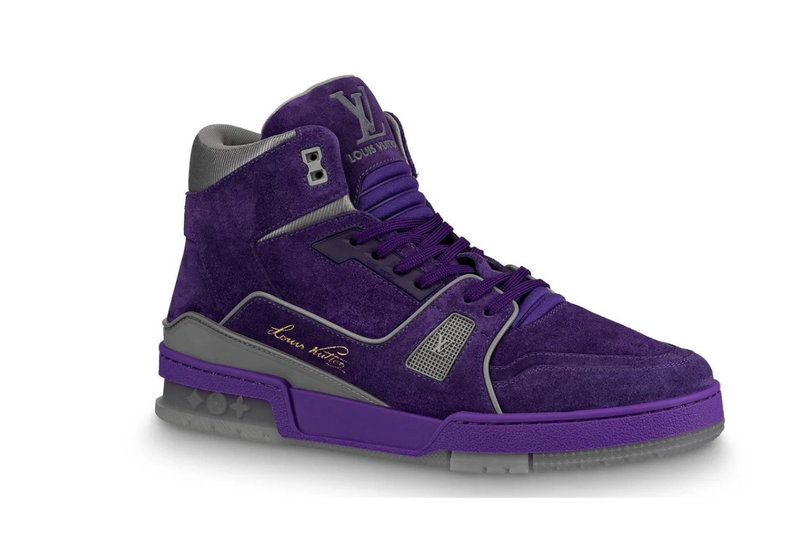 Louis Vuitton Trainer Metallic Purple Hightop 