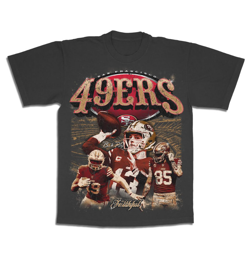 Scam Likely 49ers tee Vintage Black