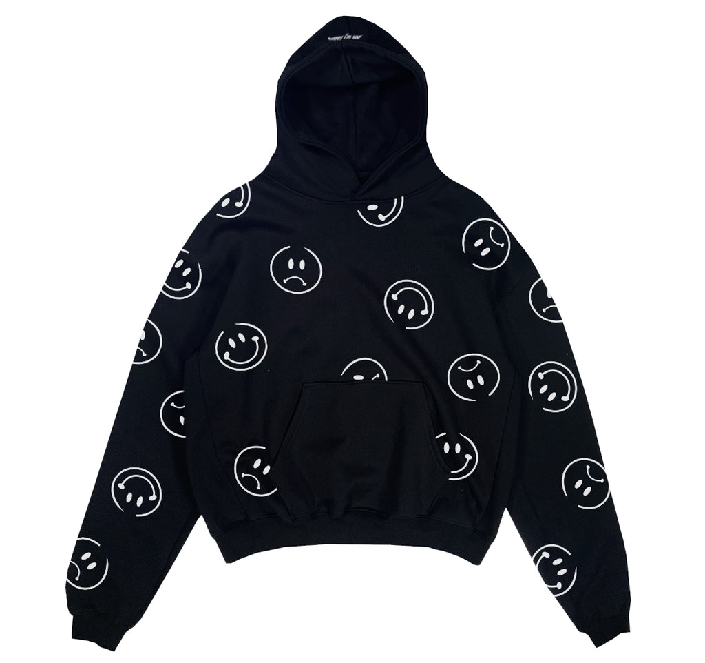 Happy I'm Sad - Mixed Emotions Hoodie (Black)