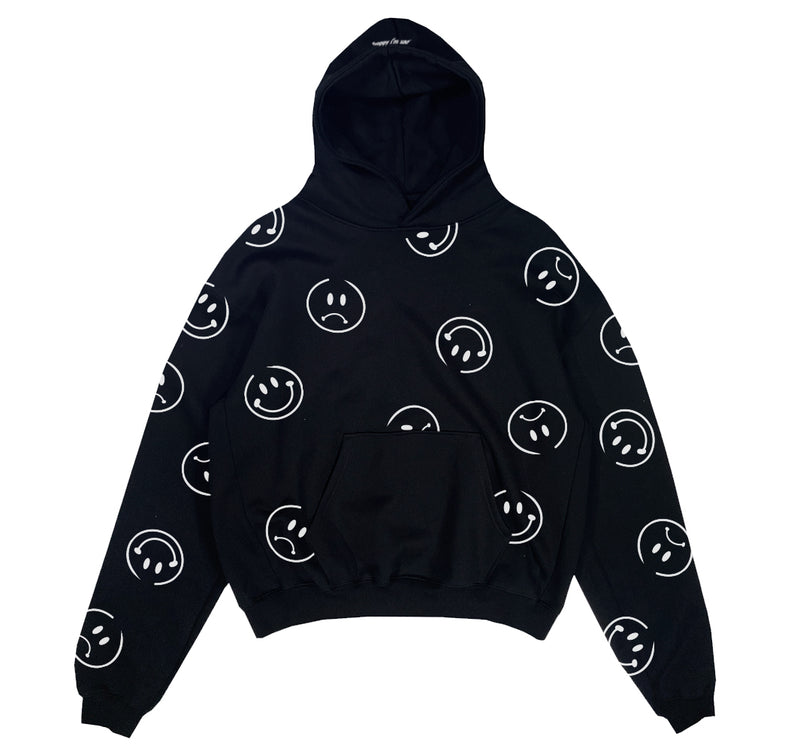 Happy I'm Sad - Mixed Emotions Hoodie (Black)