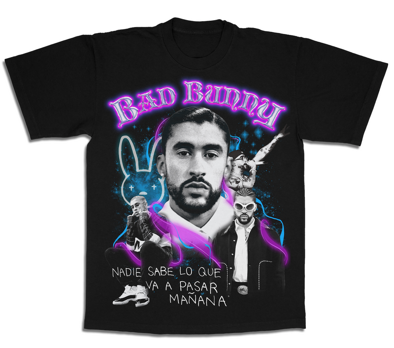 Scam Likely Bad Bunny V2 Black Tee