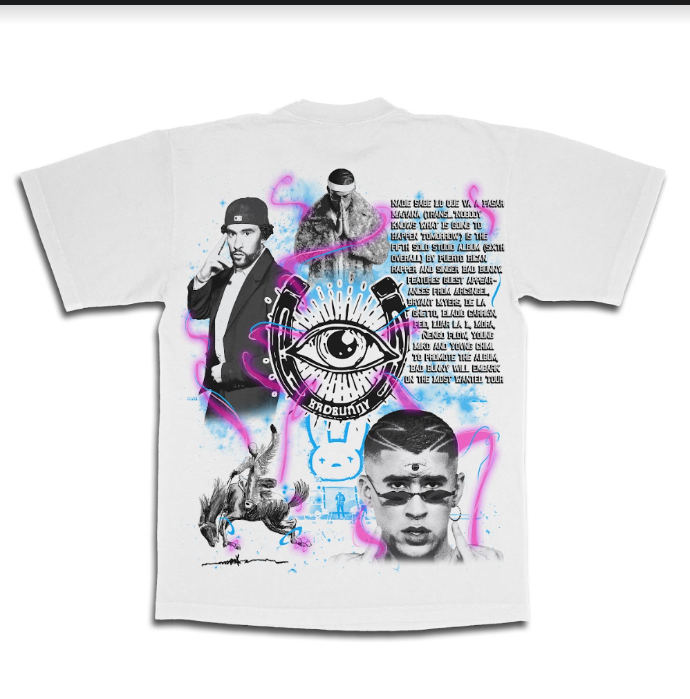 Scam Likely Bad Bunny V2 White Tee