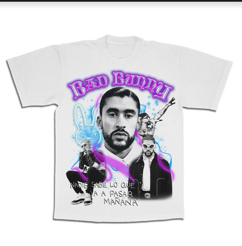 Scam Likely Bad Bunny V2 White Tee