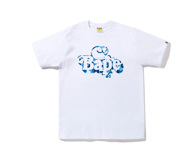 Bape blue camo shirt sales