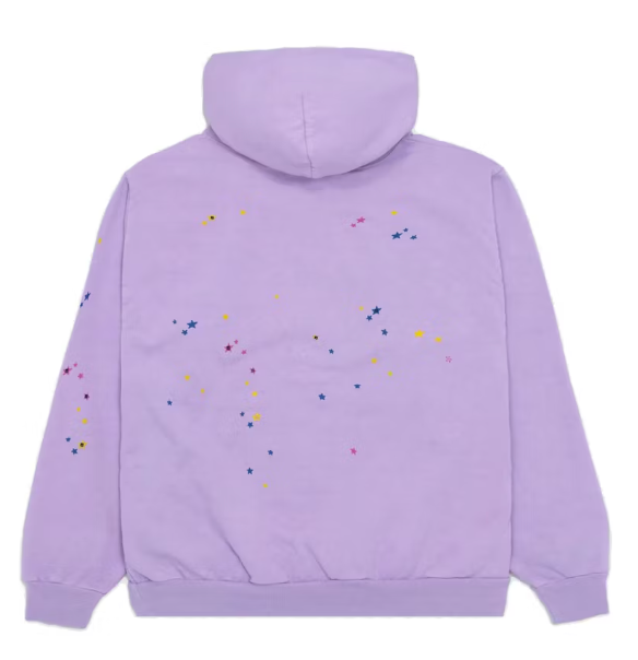 Sp5der Acai Hoodie Purple