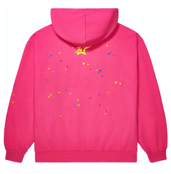 Sp5der P*NK V2 Hoodie Pink