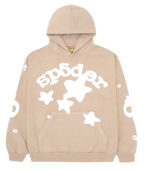 Sp5der Beluga Hoodie Sand