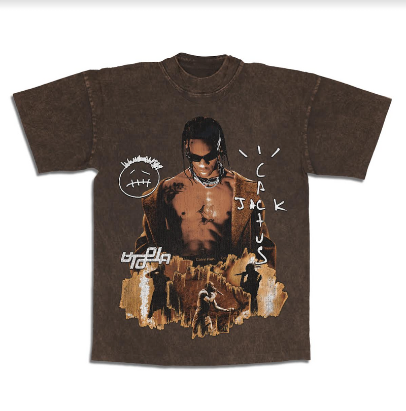 Scam Likely Utopia Tee Mineral Brown