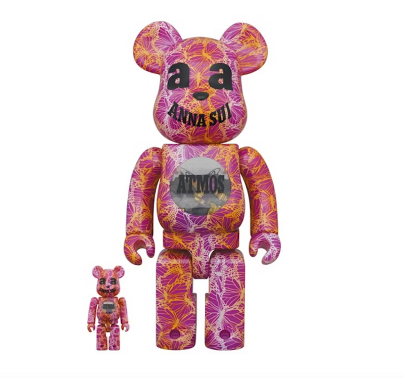 Bearbrick x Atmos Anna Sui 100% & 400% Set