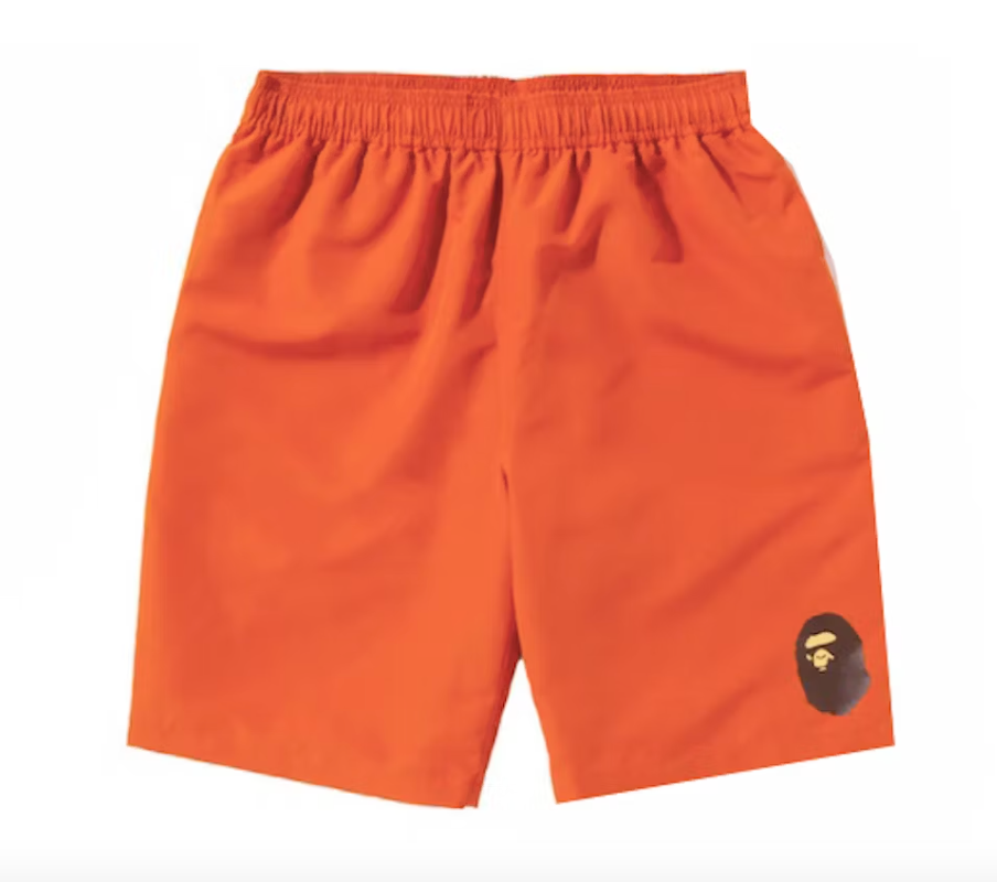 BAPE Beach Japan 2022 Exclusive Pack Shorts Orange