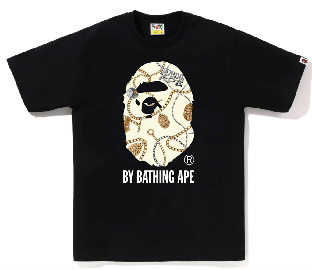 BAPE Ape Head One Point Relaxed Fit Pocket Tee (SS23) Black