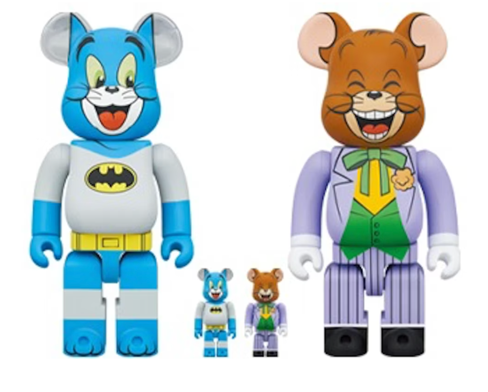 Bearbrick x Tom As Batman & Jerry As The Joker 100% & 400% Set