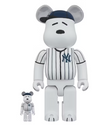 Bearbrick x Peanuts x MLB New York Yankees Snoopy 100% & 400% Set