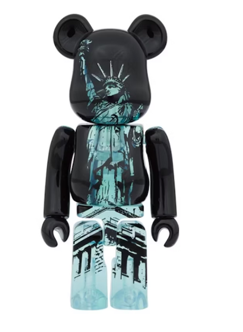 Bearbrick Statue Of Liberty 100% & 400% Set