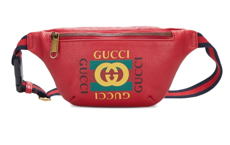 Gucci Print Belt Bag Red