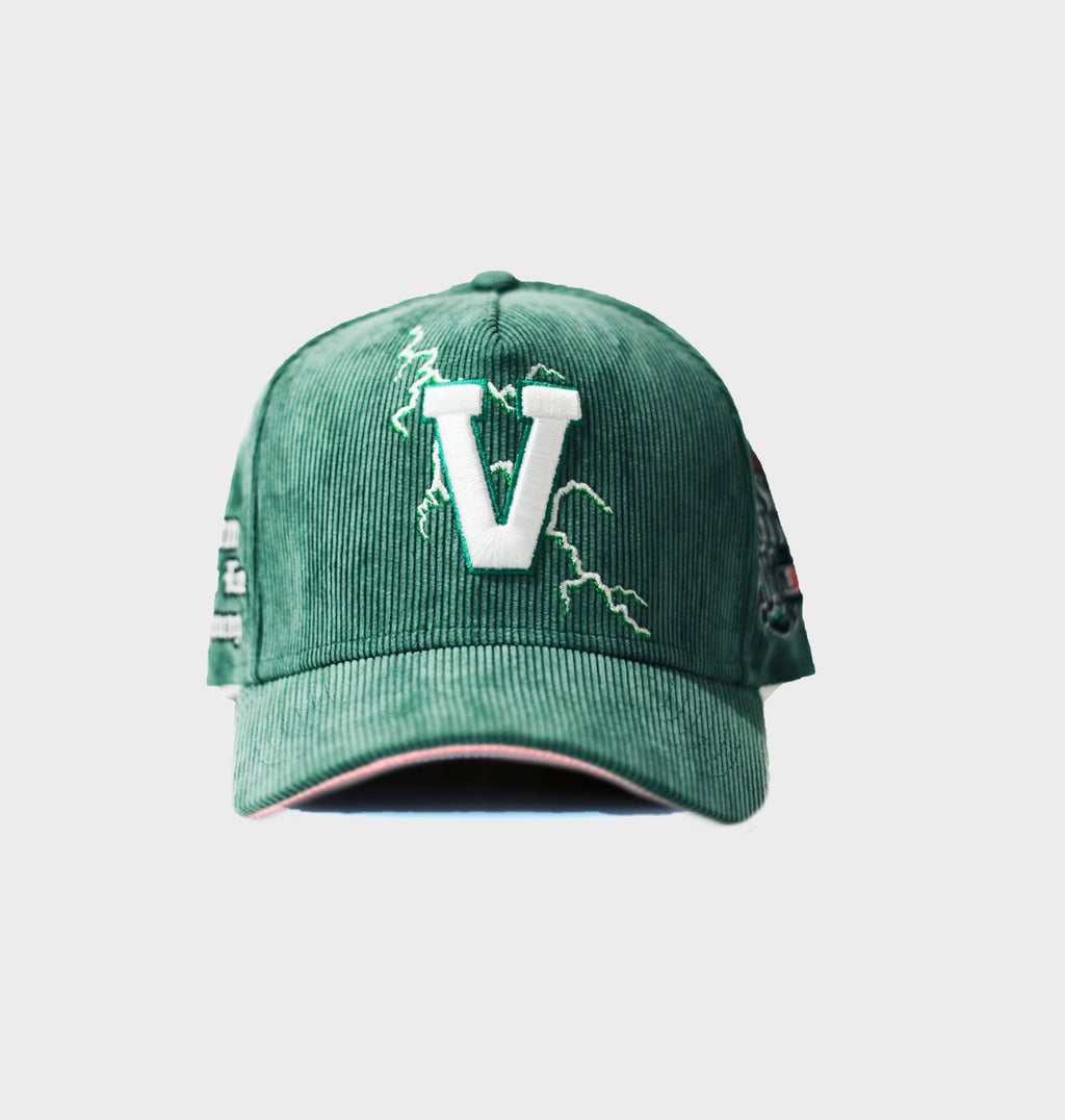 Villain - Viln "V" Lightning Hat (Green)