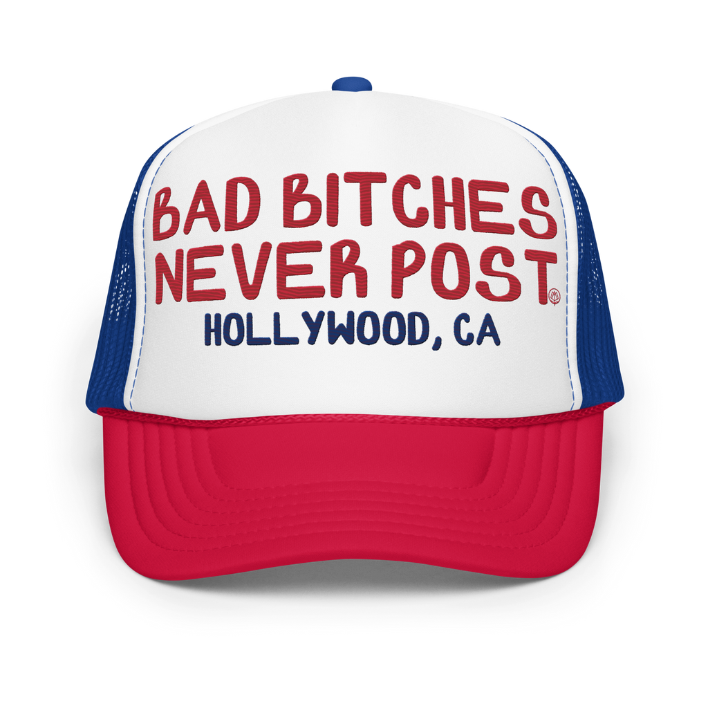 Saturday House - Bad B's Never Post Hat - RWB