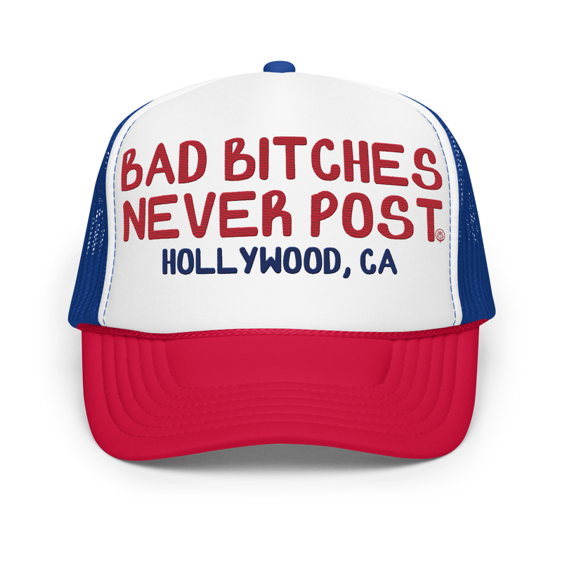 Saturday House - Bad B's Never Post Hat - RWB