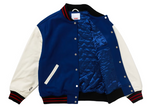 Supreme Wave Varsity Jacket Blue