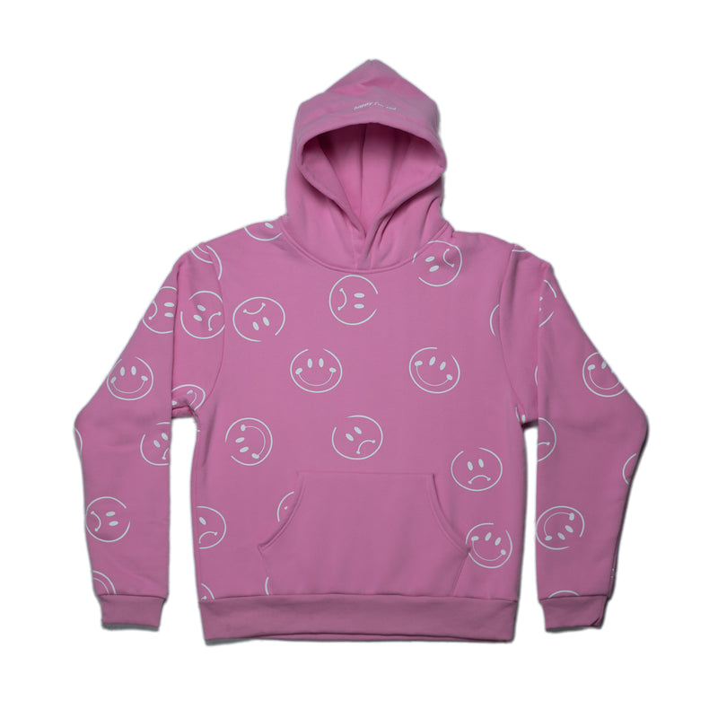 Happy I'm Sad - Mixed Emotions Hoodie (Pink)