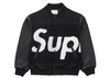 Supreme Big Logo Chenille Varsity Jacket Black