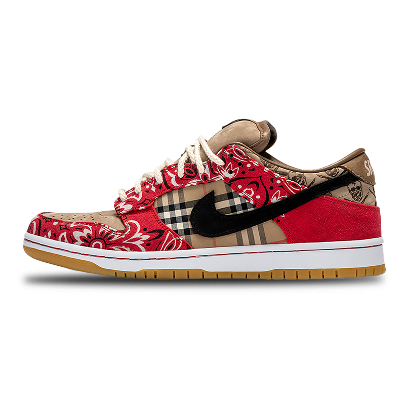 Dunk Low SB Black Toe TS Red Bandana - SHOE SURGEON