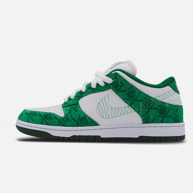 Dunk Low SB "SRGN Monogram Green" - SHOE SURGEON