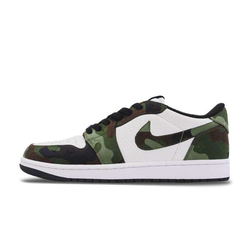 AJ1 Low LV Green Camo - THE SHOE SURGEON