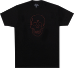 Vlone x Neighborhood Skull Short-Sleeve T-Shirt 'Black/Red'