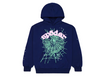 Sp5der OG Web Hoodie Navy