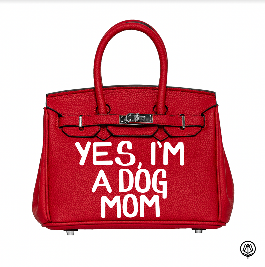 27CM Dog Mom (Silver Hardware)