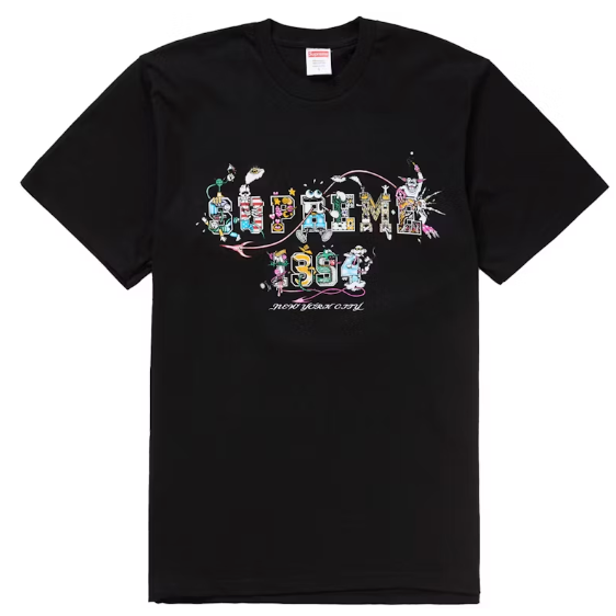 Supreme Varsity Tee Black