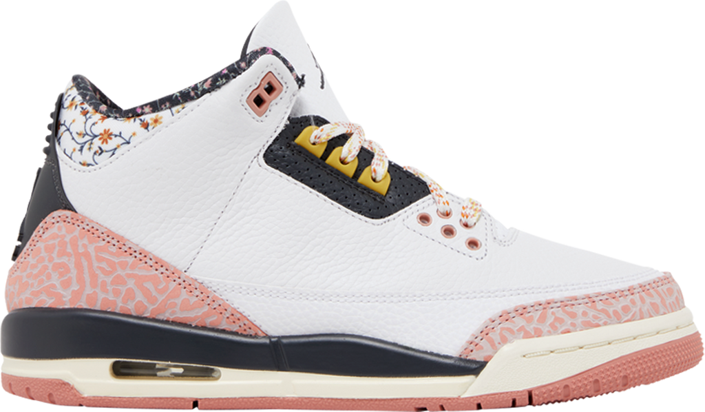 Air Jordan 3 Retro GS 'Vintage Floral' - 441140 100