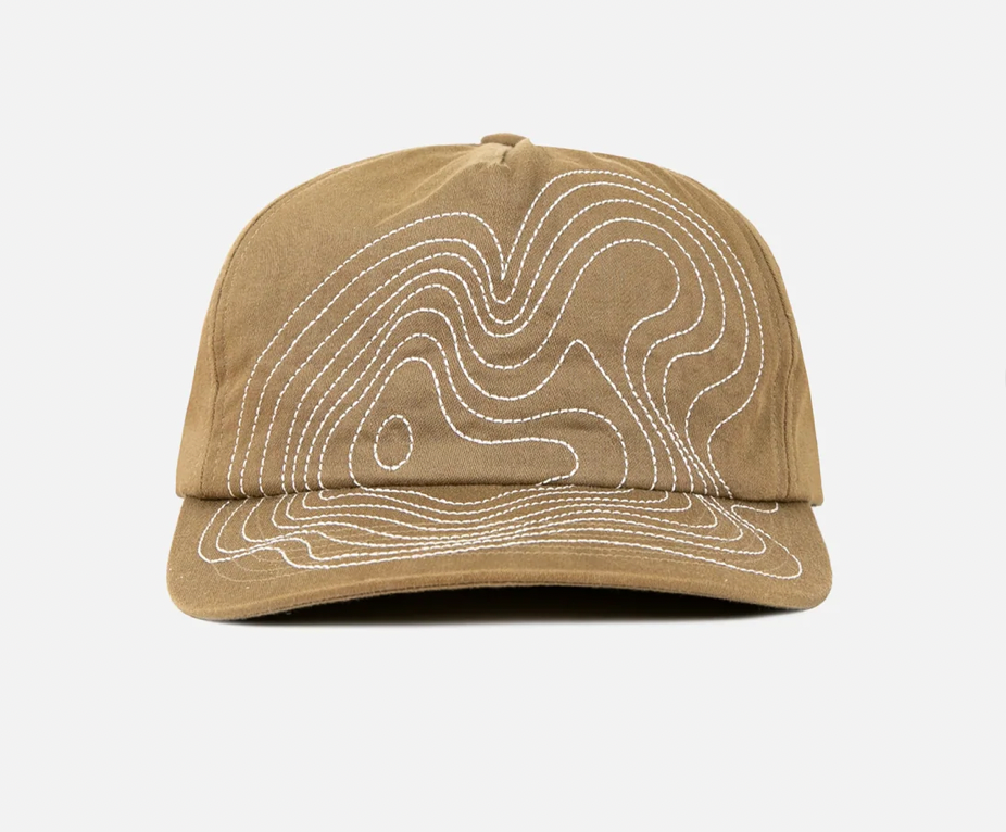 Topography Snapback - Stone Olive