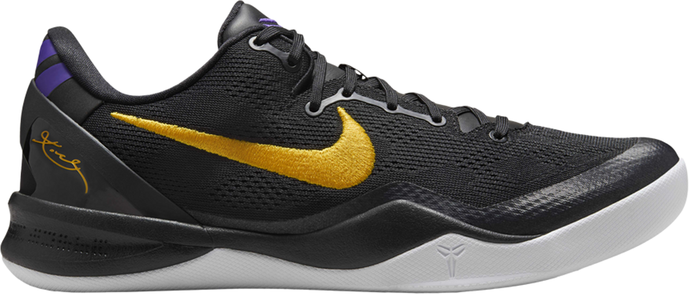 Nike Kobe 8 Protro Lakers Home Men's - HF9550-100 - US