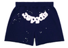 Sp5der OG Web Logo Sweat Short Navy