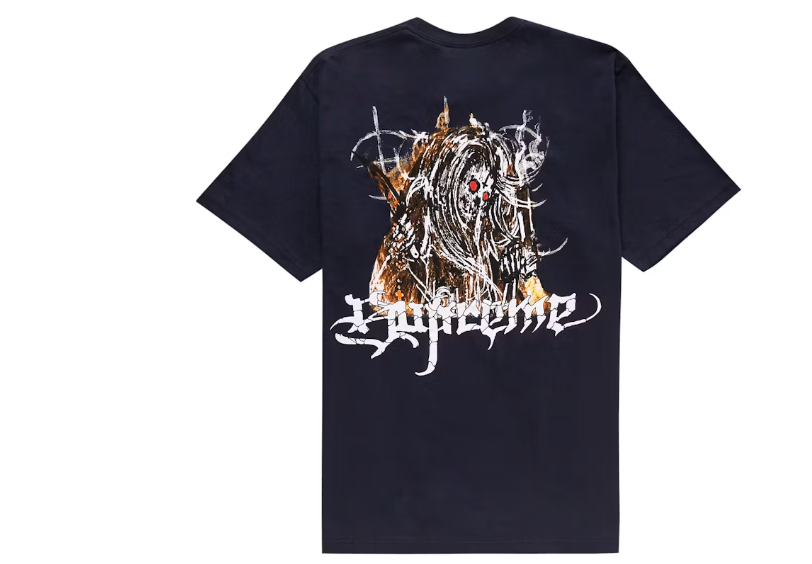 Supreme Satan Tee Navy