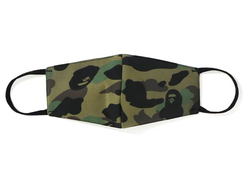 BAPE A Bathing Ape 1st Camo Mask Green