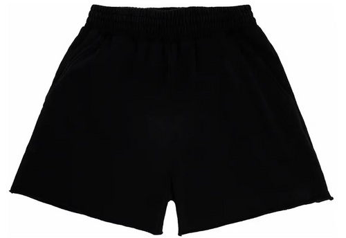 Sp5der OG Logo Embroidered Sweatshort Black