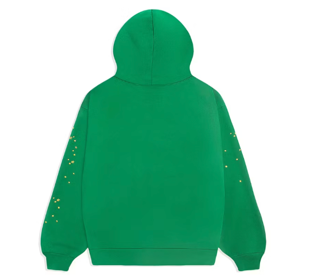 Sp5der Star OG Web V2 Hoodie Slime Green