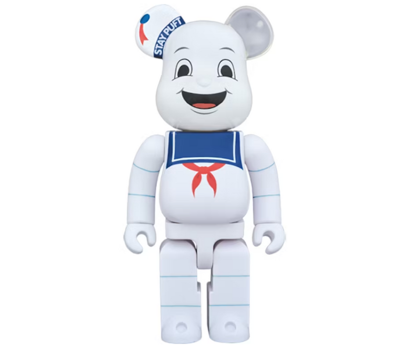 Bearbrick x Ghostbusters Stay Puft Marshmellow Man 1000% White