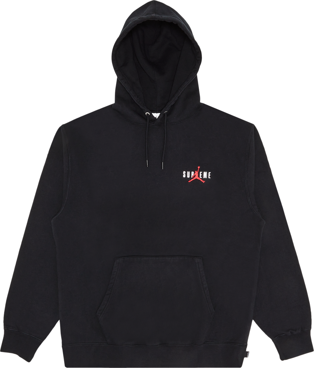 Supreme x Jordan Hooded Sweatshirt 'Black'