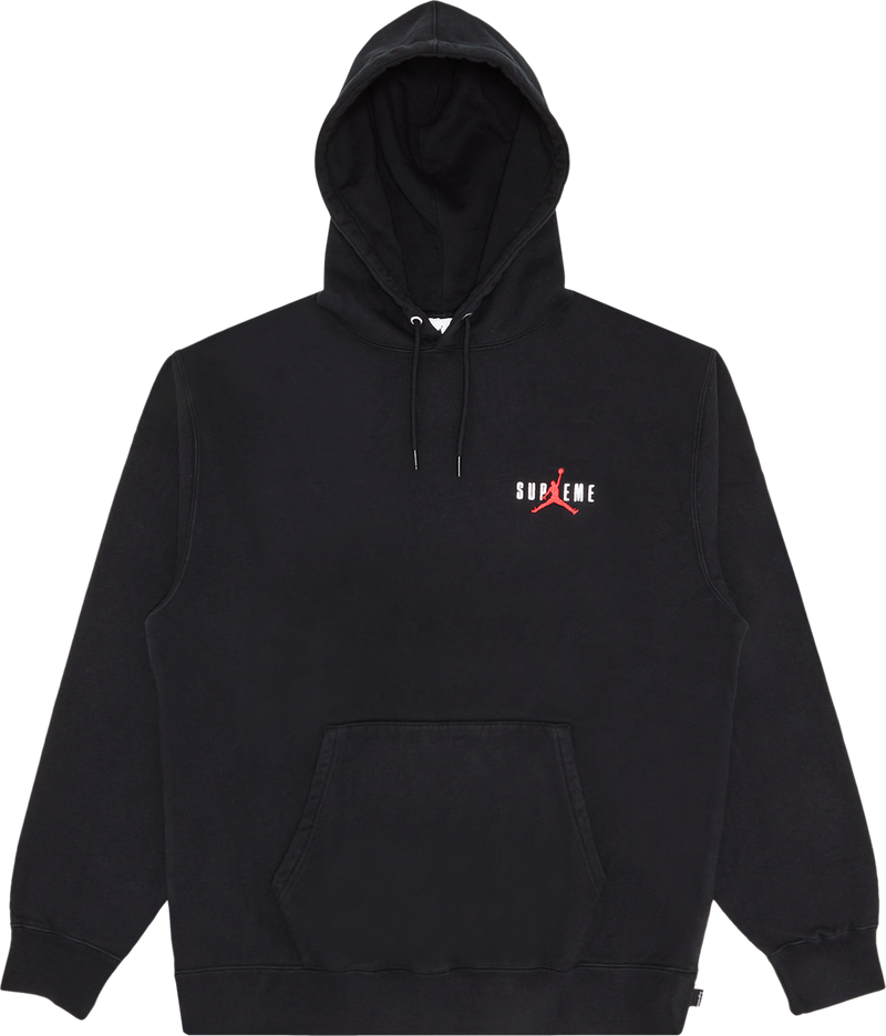 Supreme x Jordan Hooded Sweatshirt 'Black'