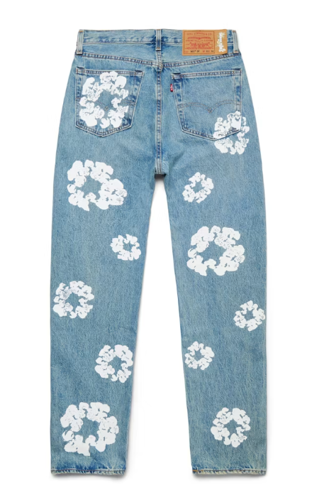 Denim Tears x Levi's Cotton Wreath Jean Light Wash