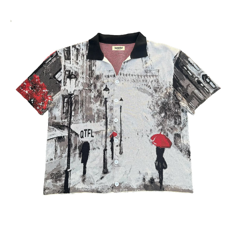 QTFL - PARIS STROLL BUTTON-UP